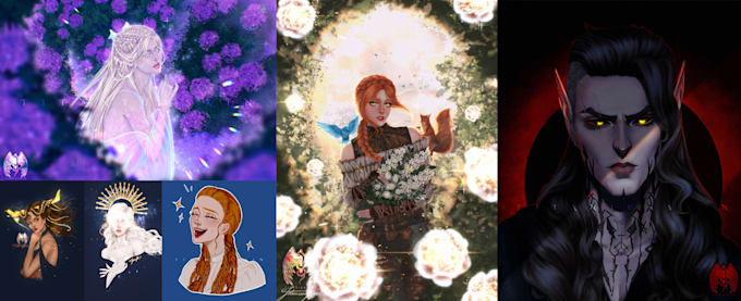 Bring your characters to life by Titaniumskin_ | Fiverr