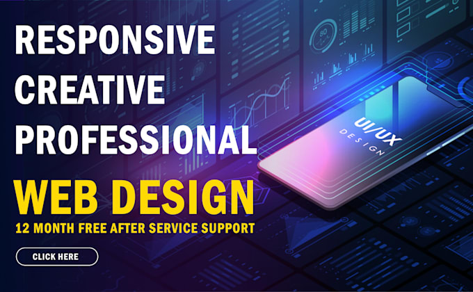 design develop UI UX responsive SEO speed wordpress website