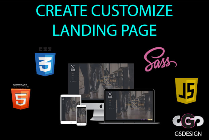 Create responsive html landing page by Gomezgu | Fiverr