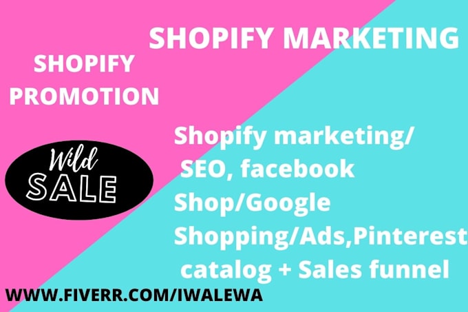 be your shopify store manager, shopify marketing and promotion