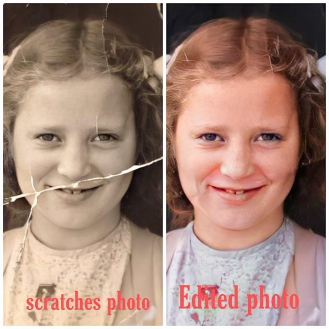 restore old photos and repair it