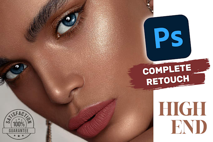 do high end skin retouching and beauty photo editing