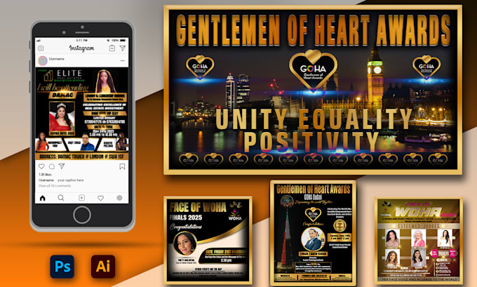 design professional posters flyers and benners for your business