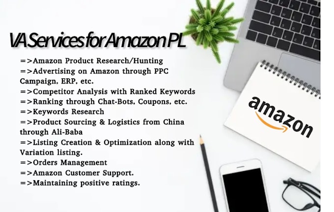 be your amazon fba private label virtual assistant