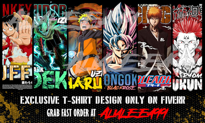 Review I will do t shirt anime design in my style