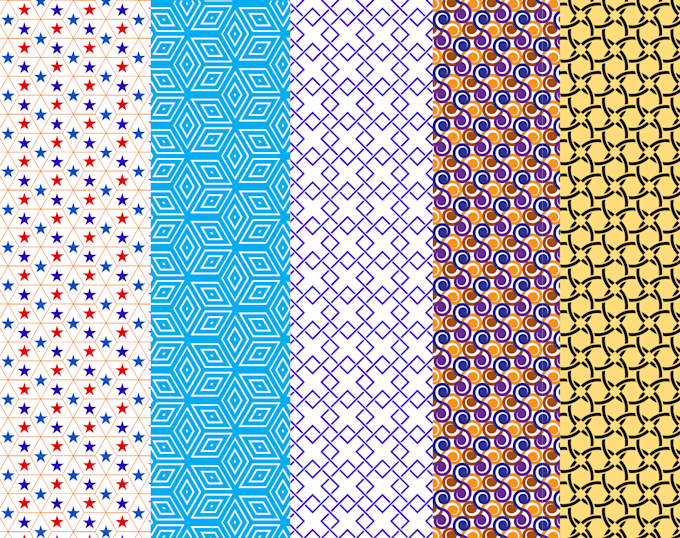 design seamless pattern and textile fabric