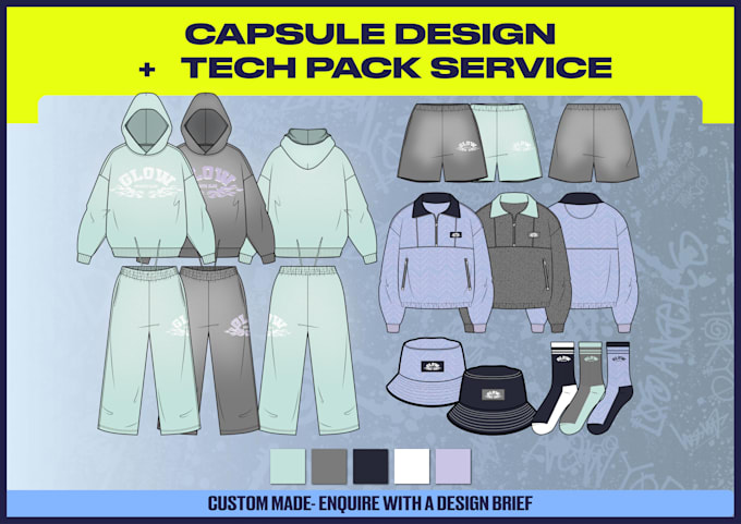design a fashion merch capsule collection