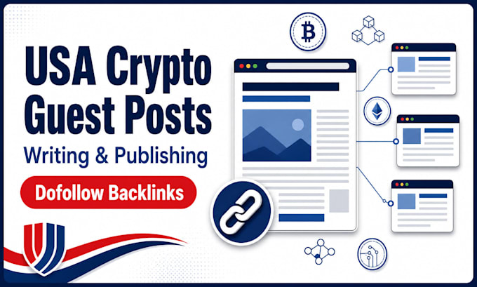 write and publish USA crypto blog guest posts with backlinks
