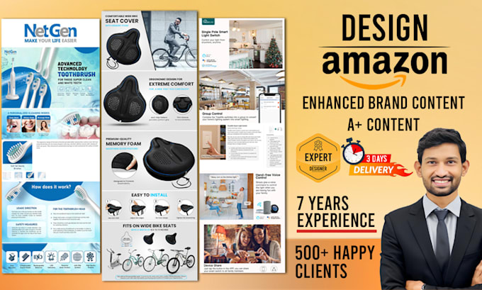 design and upload premium amazon a plus content premium ebc