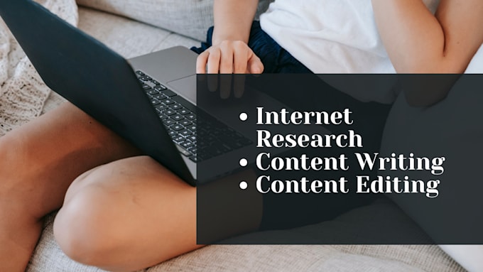 internet research write and edit