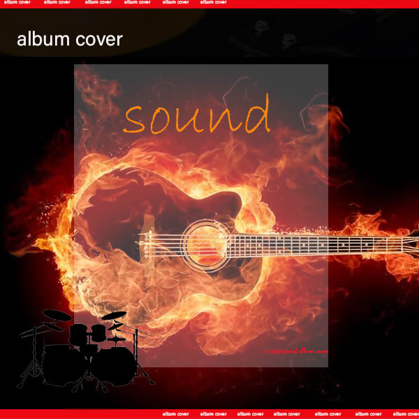 design album or single cover art