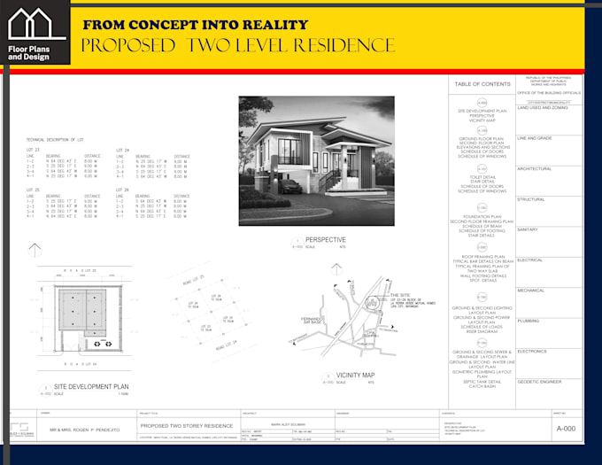 be your professional architect for planning and design