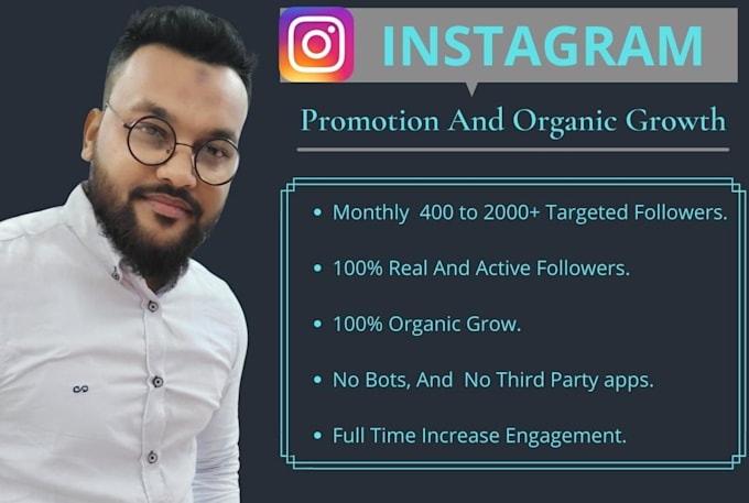 do instagram promotion or marketing and super fast organic growth