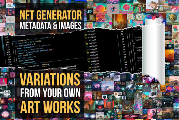 Create unique nft image variations and metadata by Sajjad789 | Fiverr