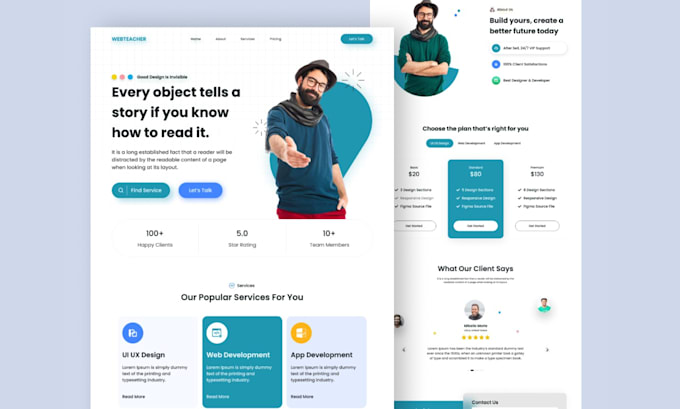 build a custom website with a custom design
