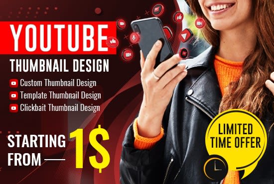 create a custom youtube thumbnail