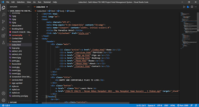 Do php html css javascript code by Sahilshamsi512 | Fiverr