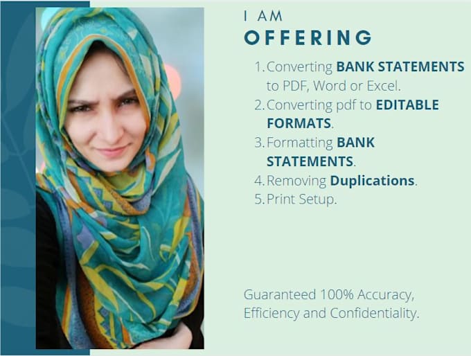 Convert Bank Statements To Excel Or Any Other Format By Syedasamyaa Convert bank statements to excel or any other format by syedasamyaa