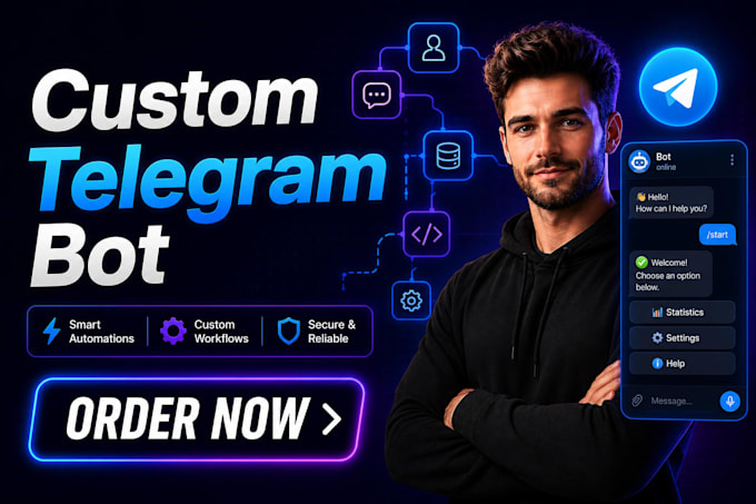 make custom telegram bot using python