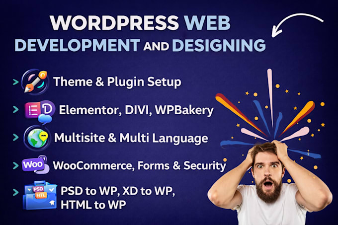 build and customize wordpress website with expert design