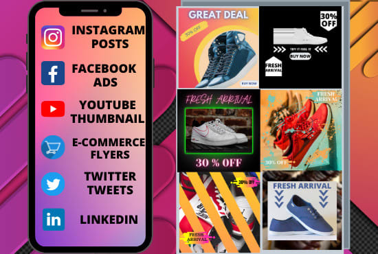 Design instagram posts and flyers by Ashifquadri | Fiverr