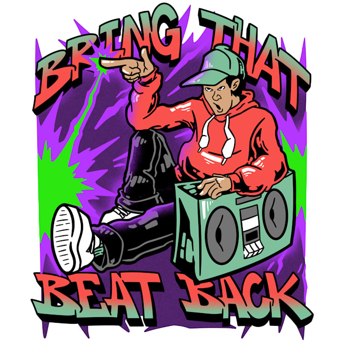 draw street style cartoon for single and album cover