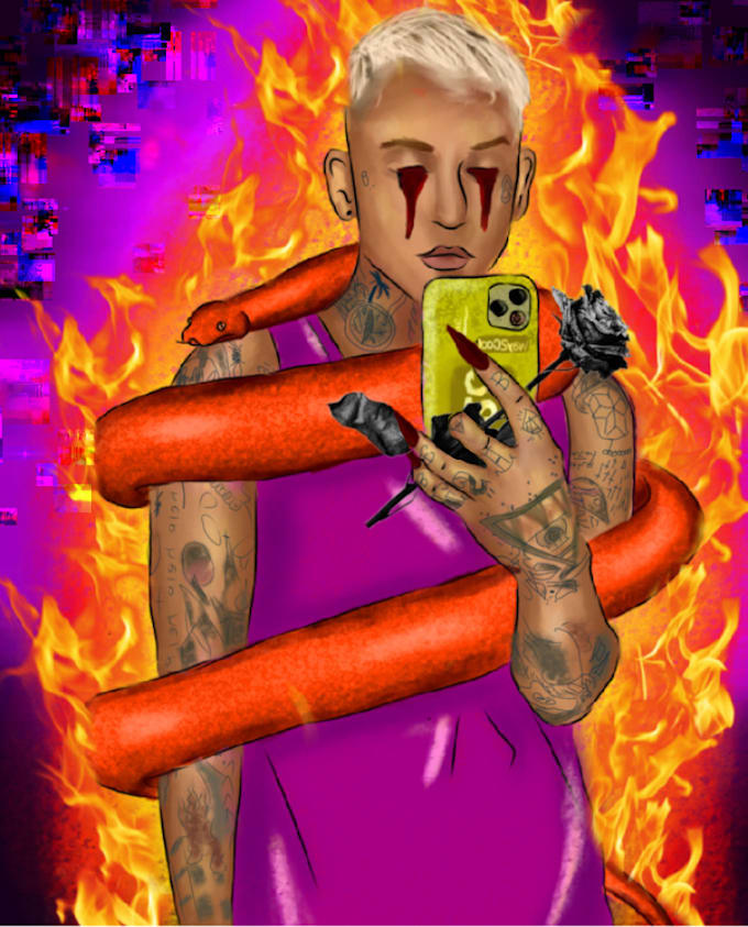 draw a cartoon version of you