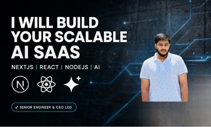 develop a modern nextjs saas web app