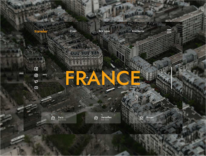 create a website design