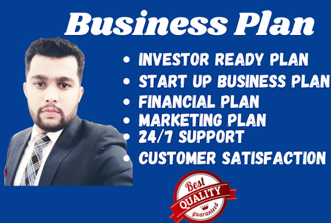 write a business plan startup, marketing  financial plan