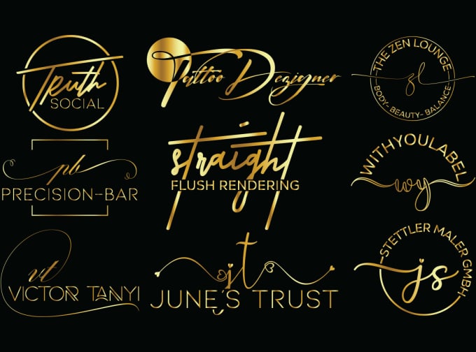 Design eye catching handwriting, scripted,signature, cursive logo by ...