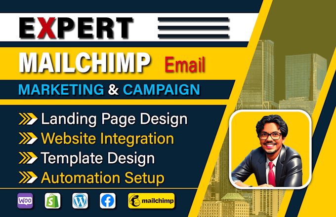 do mailchimp email marketing and mailchimp template design