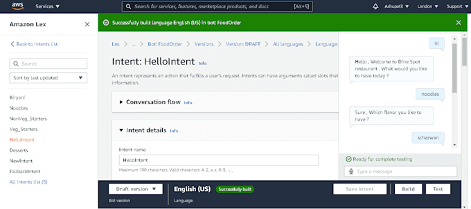 design an efficient ml model and chatbots for your business