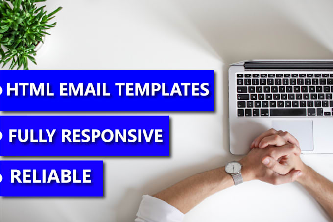 design responsive html email template, newsletter for any platform sendgrid etc