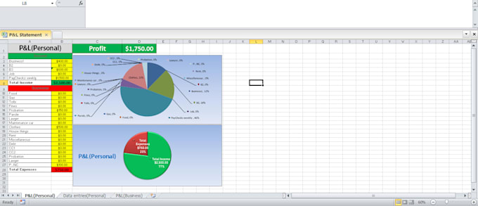 do bookkeeping, invoice entry, income statement, excel