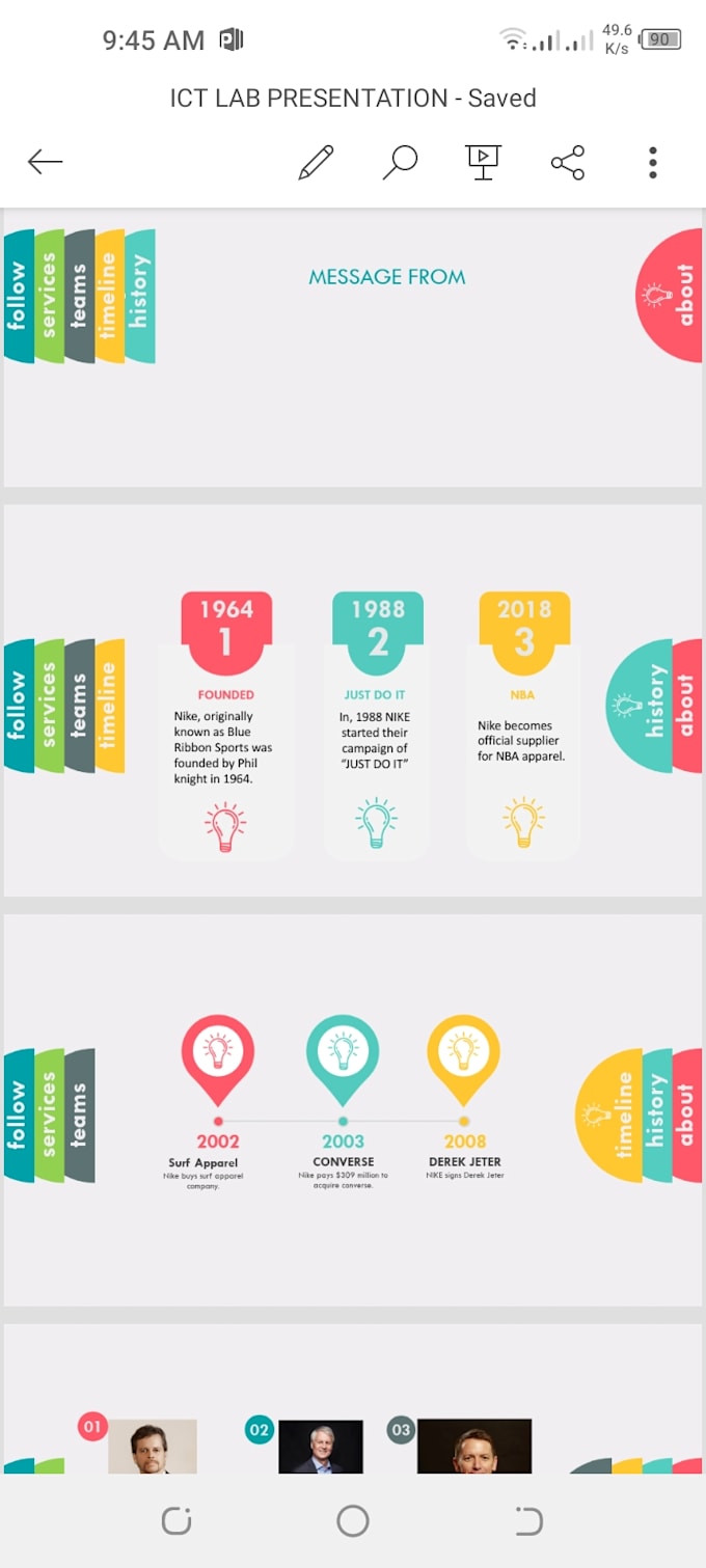 create superior and modern powerpoint presentation