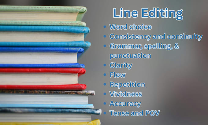 provide stellar line and copyediting