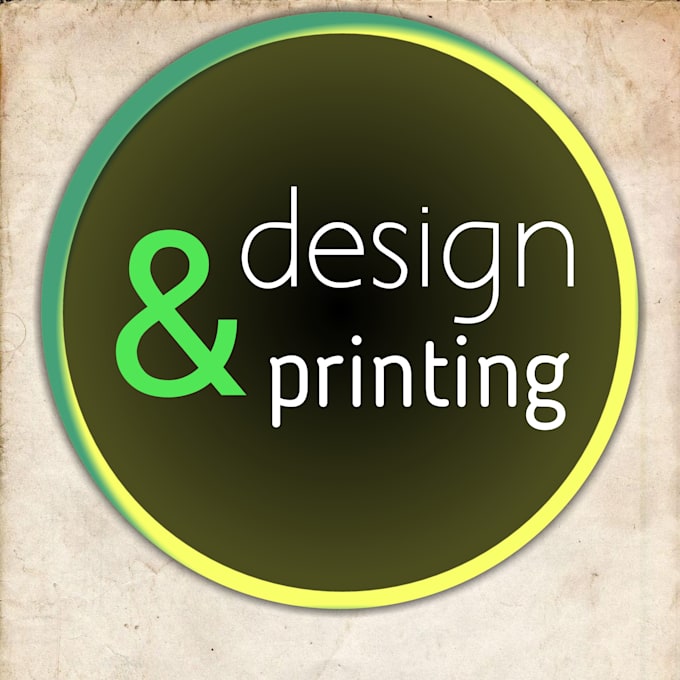 making a best design and printing logo