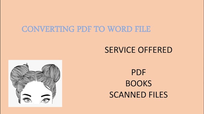 do converting PDF to word file