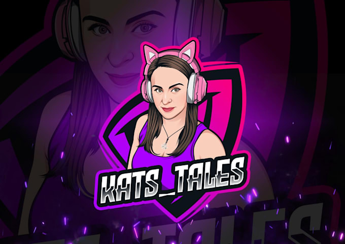 design animated twitch stream overlay kick logo, and emotes