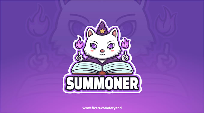 create cute cartoon or animal illustration and vtuber logo