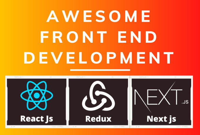 Do front end web development in react, nextjs, gatsbyjs, typescript by ...