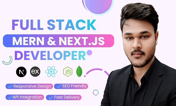 develop full stack web app with nextjs or mern stack frontend and backend