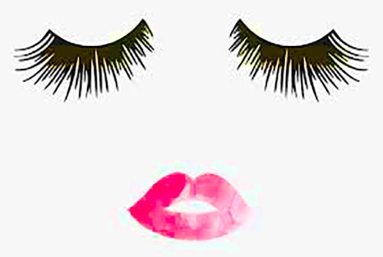 design beautiful eyelash tshirt design
