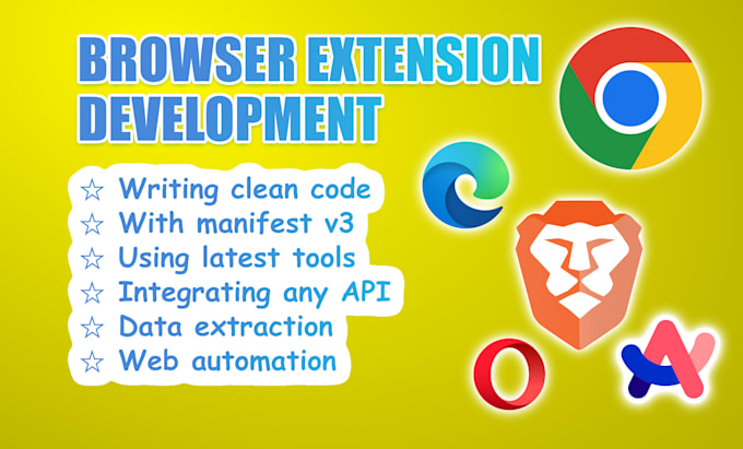 develop extension for browsers