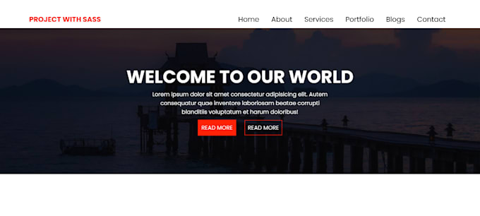 Make static website using html, css and js by Likhon_arifin | Fiverr