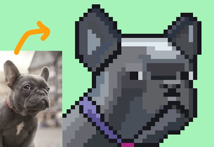 make pixel art nft or avatar
