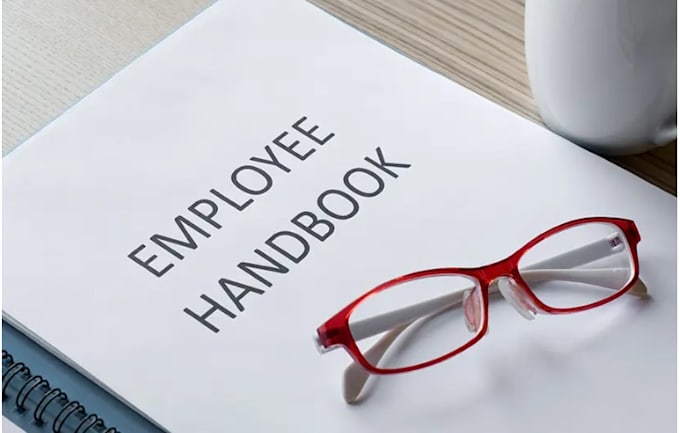 write a robust legally compliant employee handbook