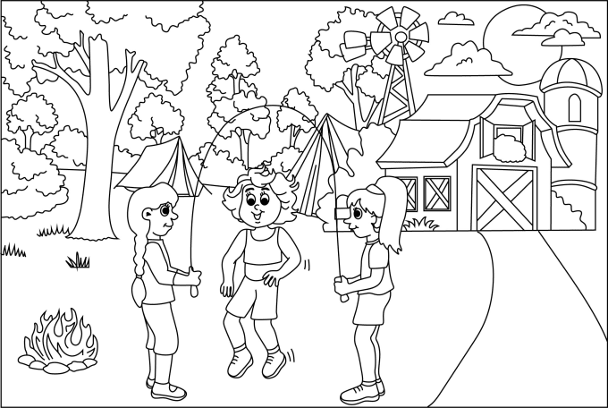 Make Coloring Book Page For Children By Mnmahin99 | Fiverr