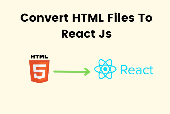 Convert your html website to react js by Webdev0n5iver | Fiverr